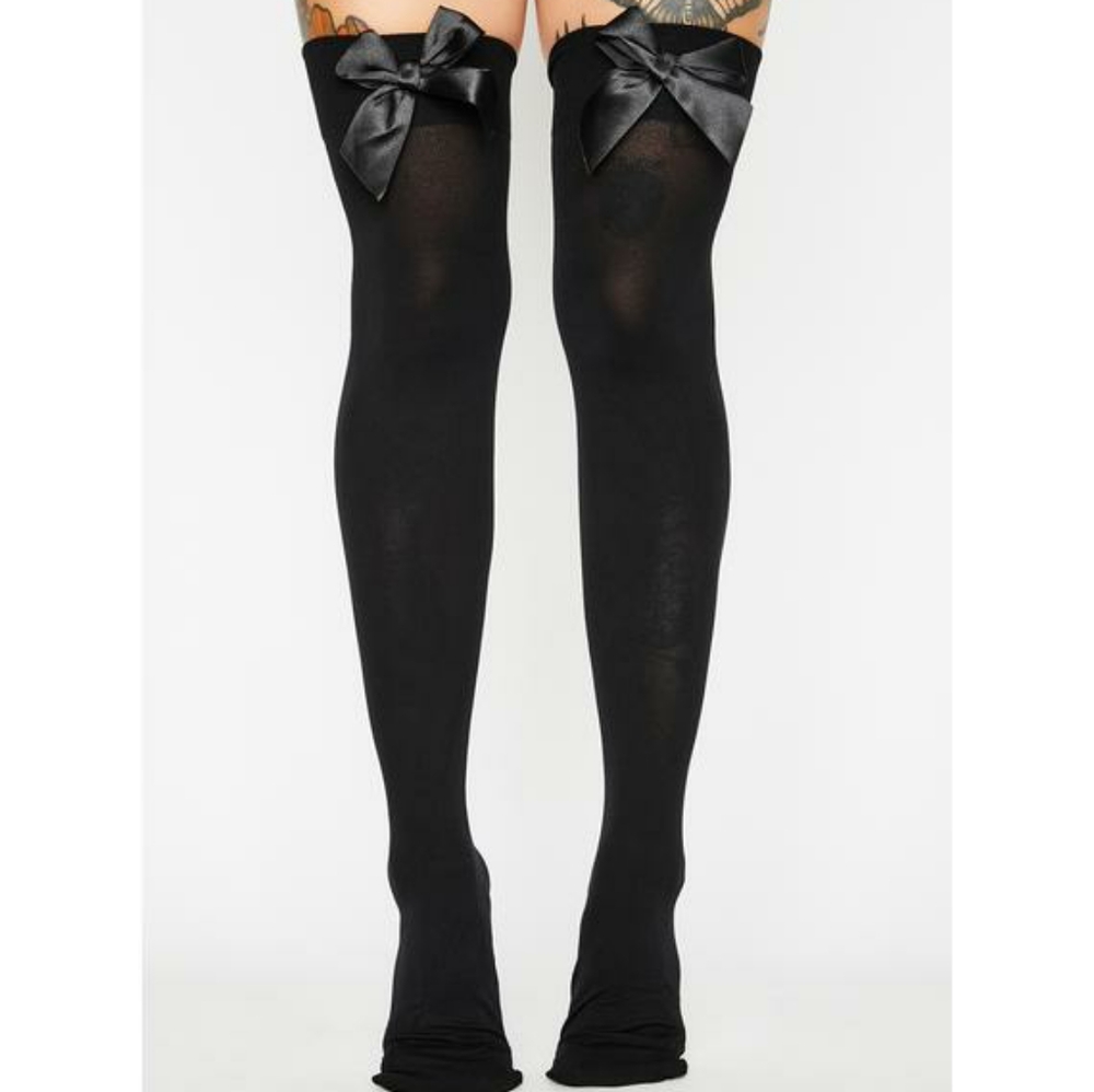 Dolls Kill Nox I'm Over It Thigh Highs
